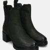 Boots BAGATT INDIA | Yamila Dark Green Nubuck Chelsea Boots