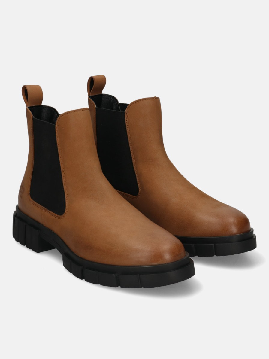 Boots BAGATT INDIA | Fiona Brown & Black Chelsea Boots