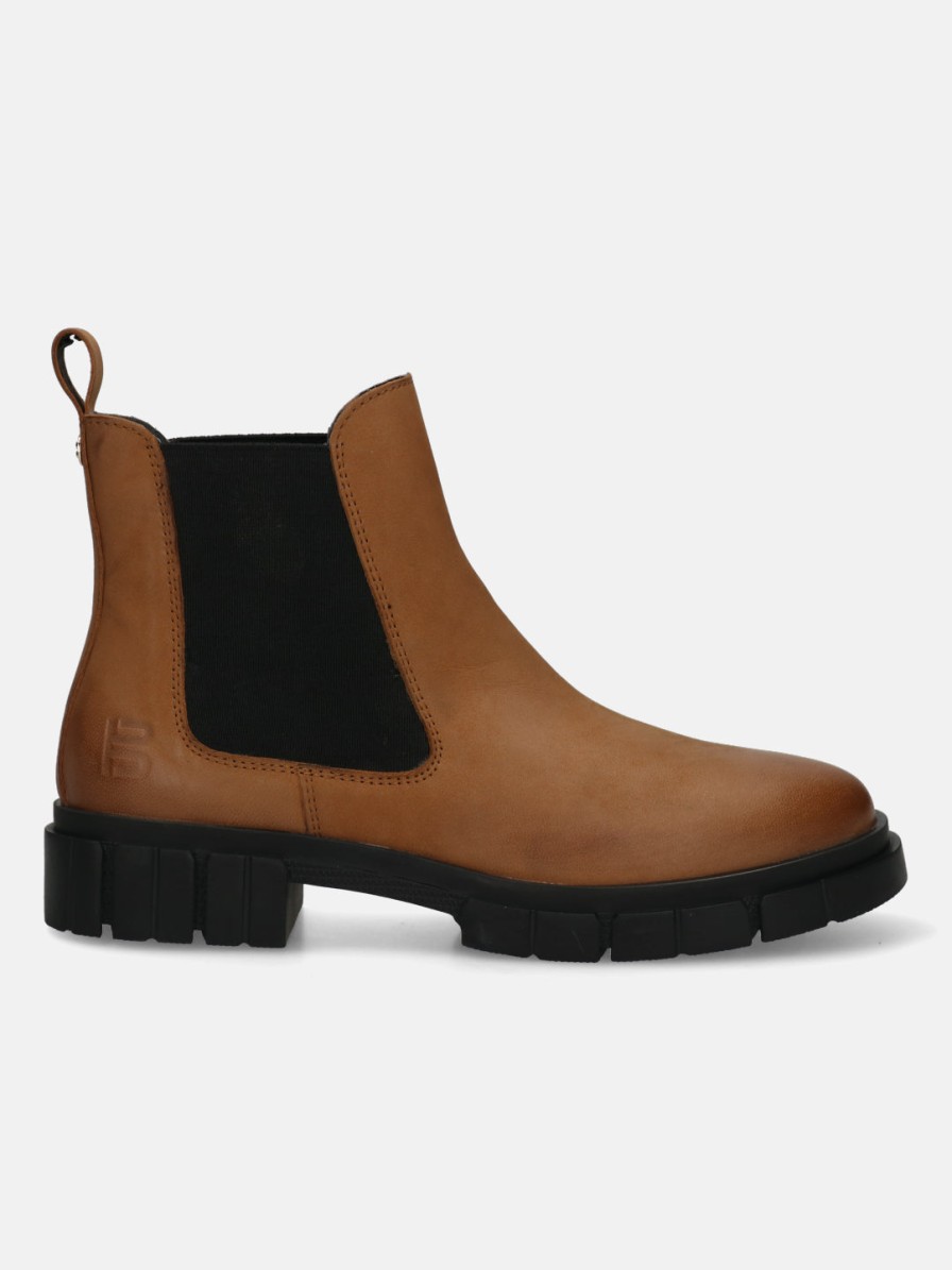 Boots BAGATT INDIA | Fiona Brown & Black Chelsea Boots