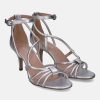 Heels BAGATT INDIA | Silvana Silver Stilettos