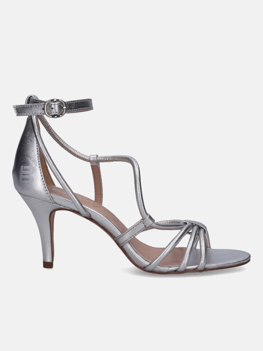 Heels BAGATT INDIA | Silvana Silver Stilettos