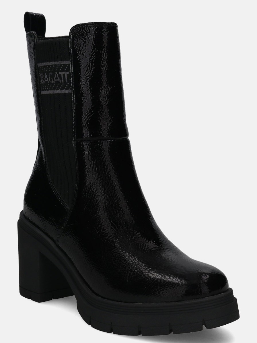 Boots BAGATT INDIA | Joely Black Chelsea Boots