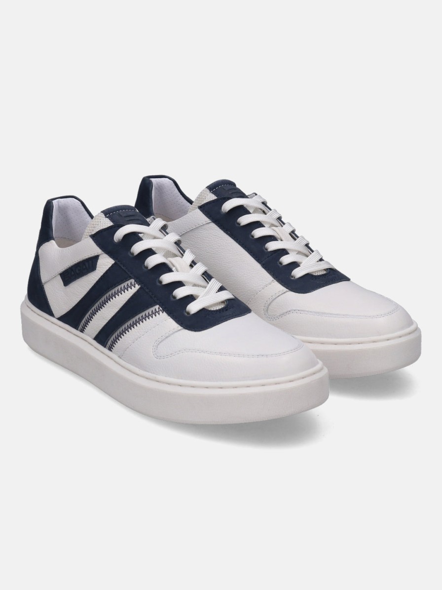 Sneakers BAGATT INDIA | Gina White & Dark Blue Sneakers