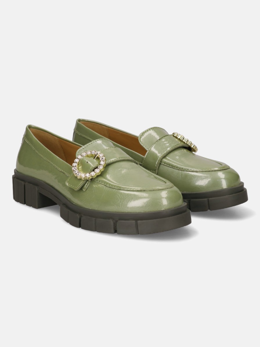 Casual Loafers BAGATT INDIA | Fiona Light Green Casual Loafers