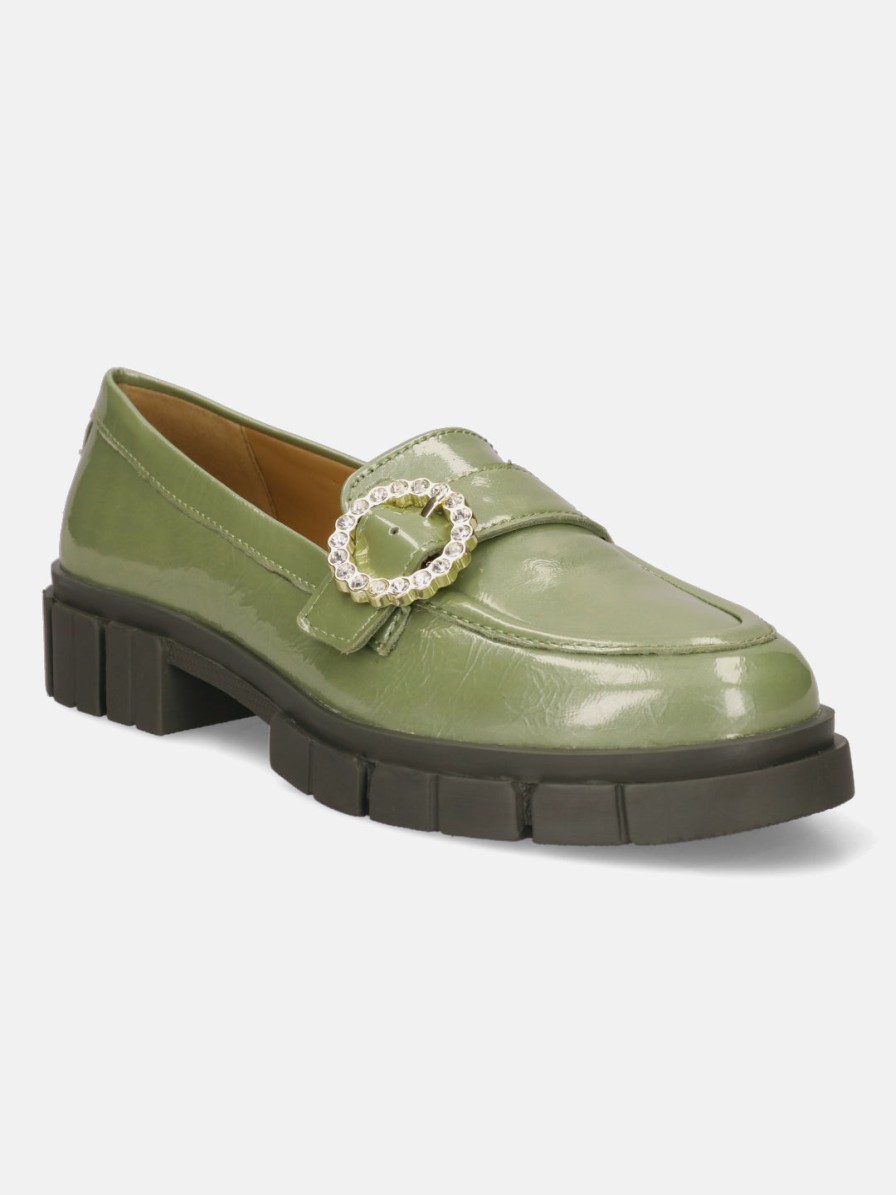 Casual Loafers BAGATT INDIA | Fiona Light Green Casual Loafers