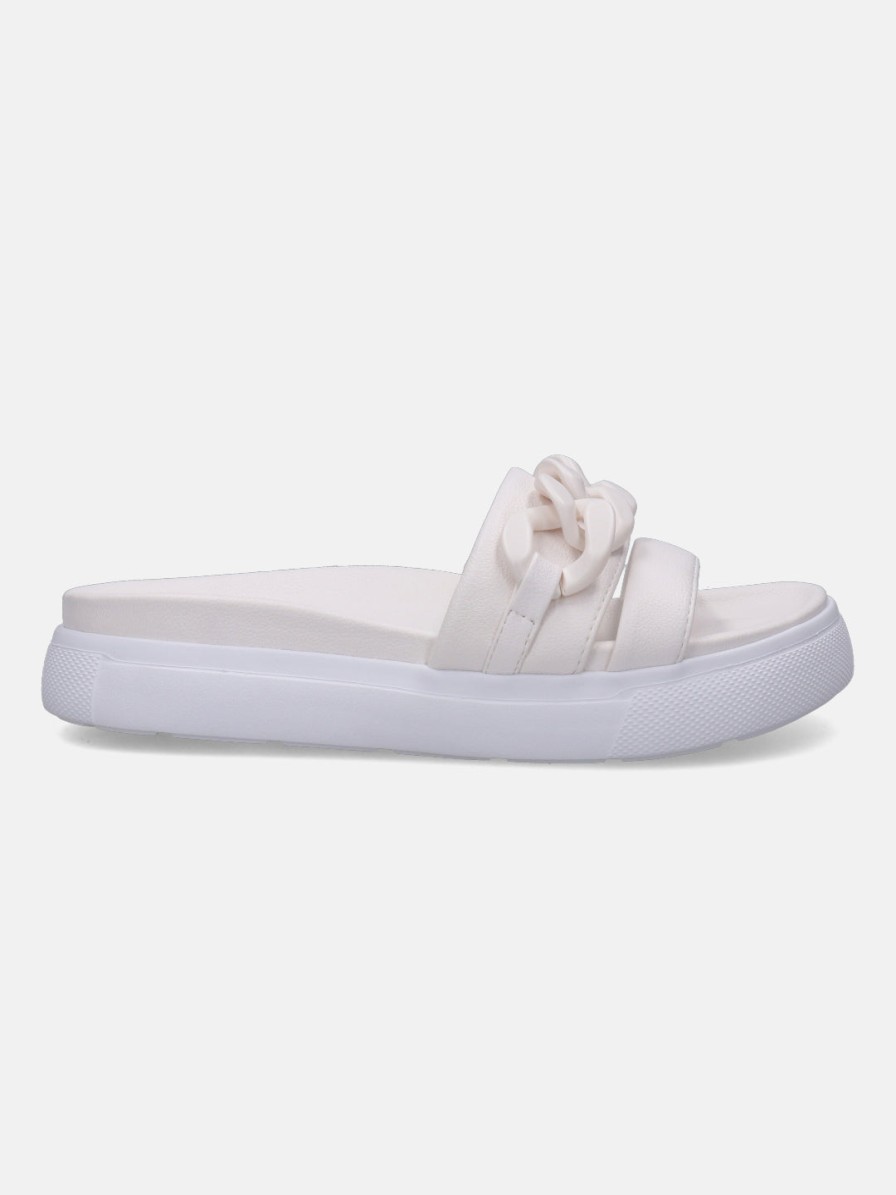 Sandals BAGATT INDIA | Dalia White Flatform Sandals