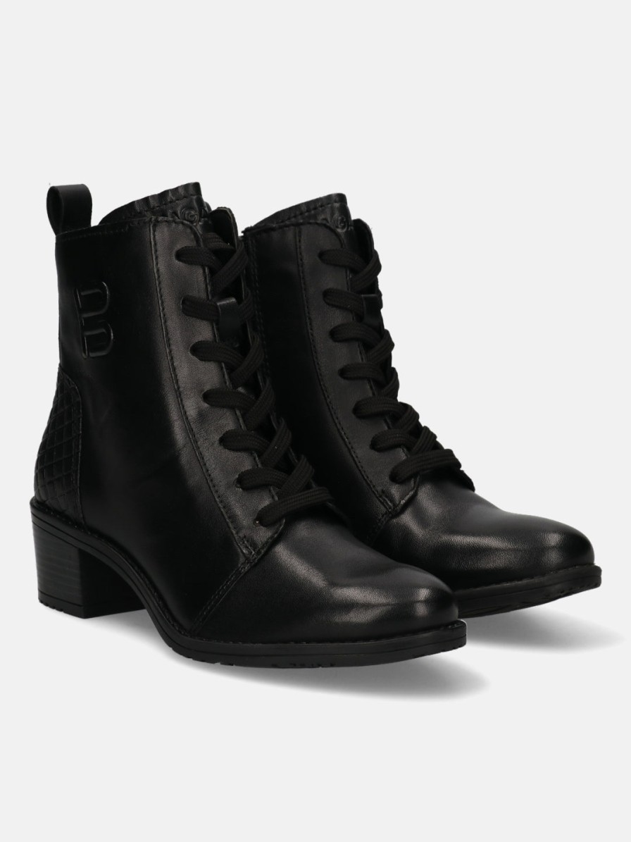 Boots BAGATT INDIA | Ruby Black Ankle Boots