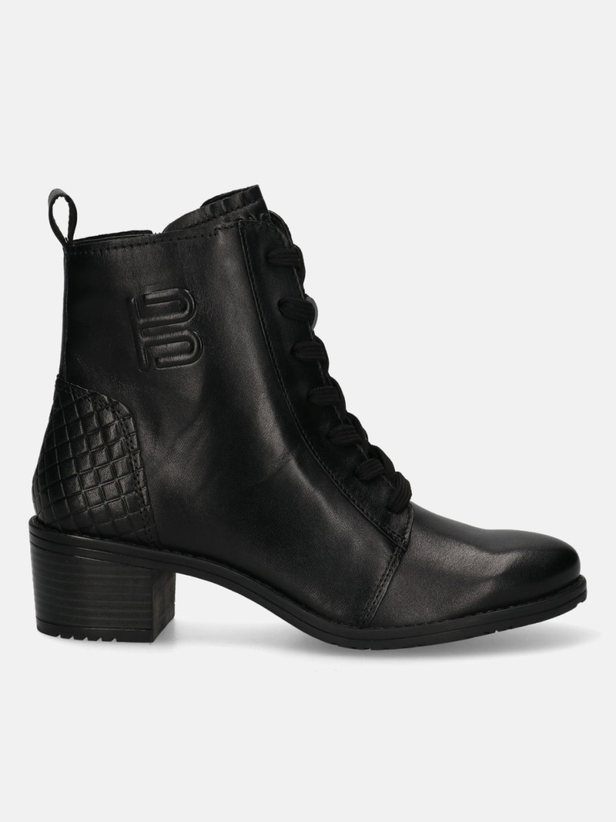 Boots BAGATT INDIA | Ruby Black Ankle Boots