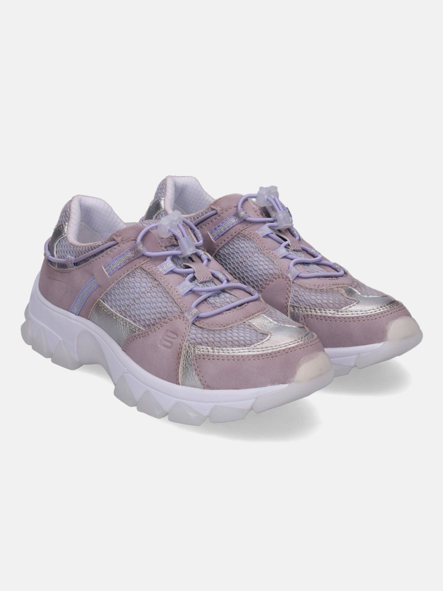 Sneakers BAGATT INDIA | Yuki Lavender & Light Grey Sneakers