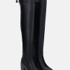 Boots BAGATT INDIA | Malea Black Thigh-High Boots