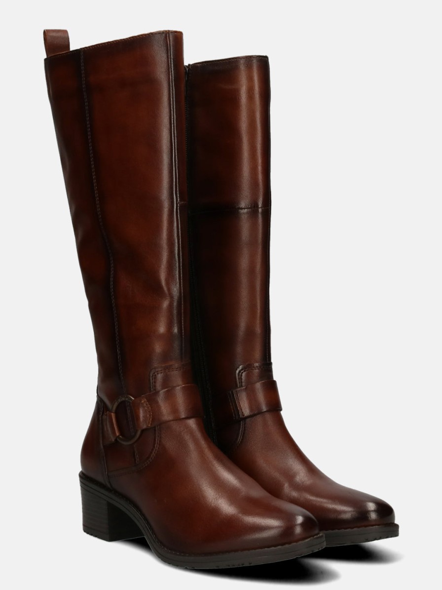 Boots BAGATT INDIA | Ruby Brown Knee Boot