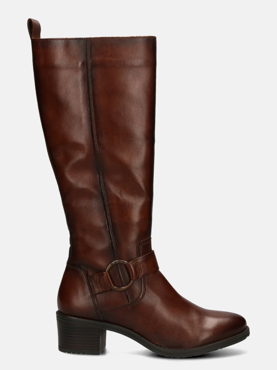 Boots BAGATT INDIA | Ruby Brown Knee Boot