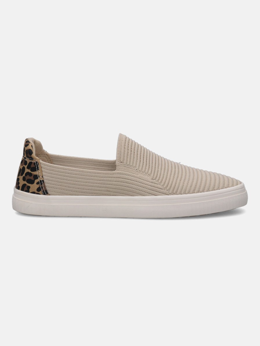 Casual Loafers BAGATT INDIA | Level Beige Animal Print Casual Loafers