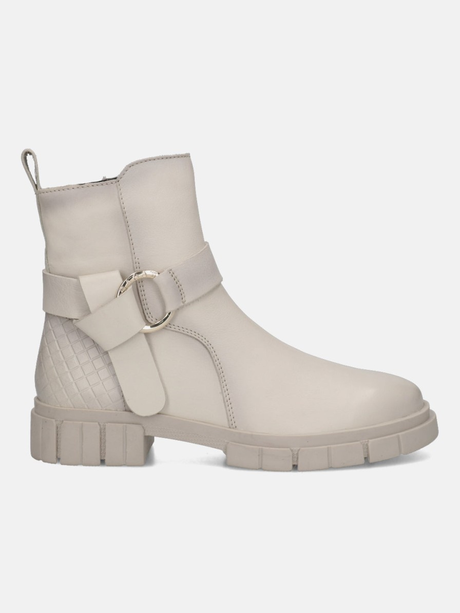 Boots BAGATT INDIA | Fiona Off White Chelsea Boots