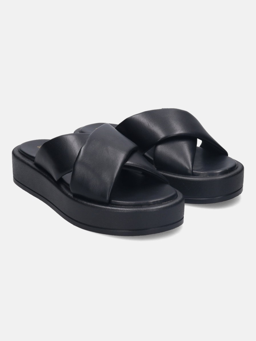 Sandals BAGATT INDIA | Hanoi Black Flatform Sandals