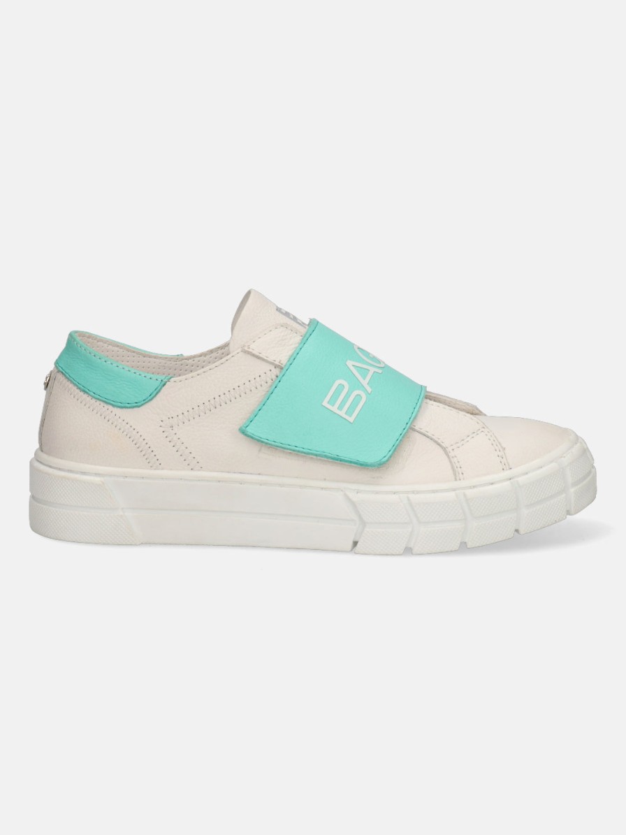 Sneakers BAGATT INDIA | Tia White & Light Blue Sneakers