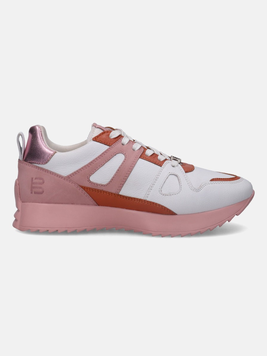 Sneakers BAGATT INDIA | Sophie White & Pink Sneakers