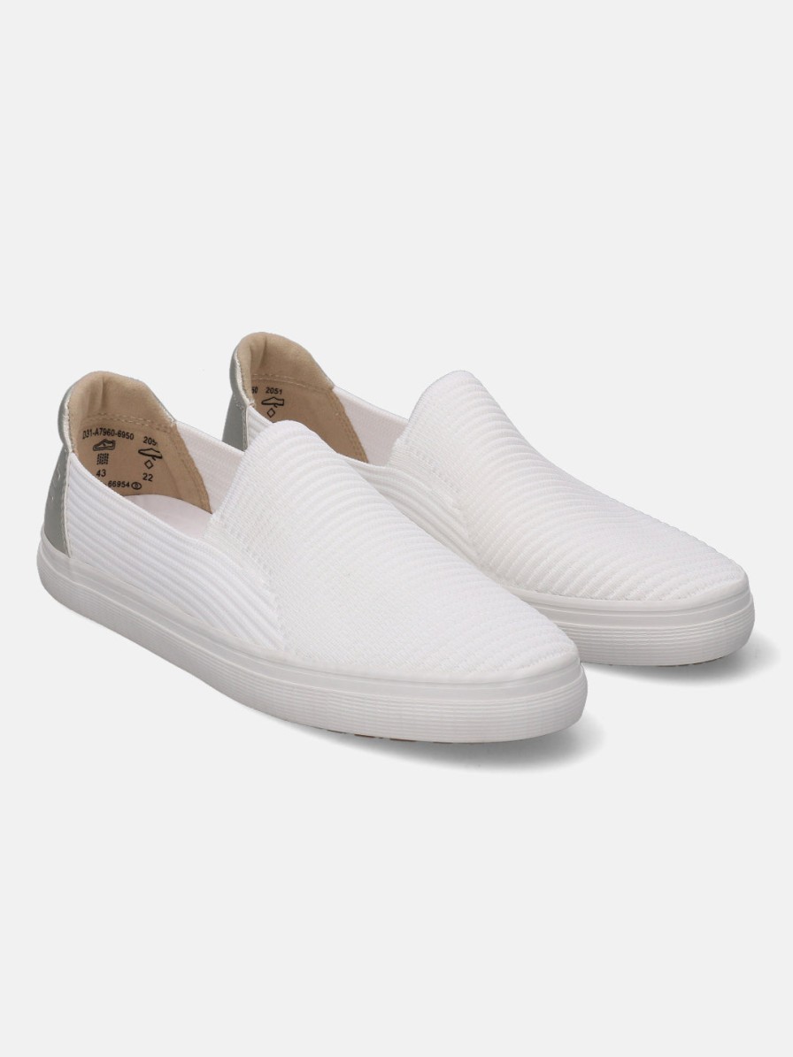 Casual Loafers BAGATT INDIA | Level White & Silver Casual Loafers