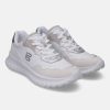 Sneakers BAGATT INDIA | Lecce White & Silver Sneakers