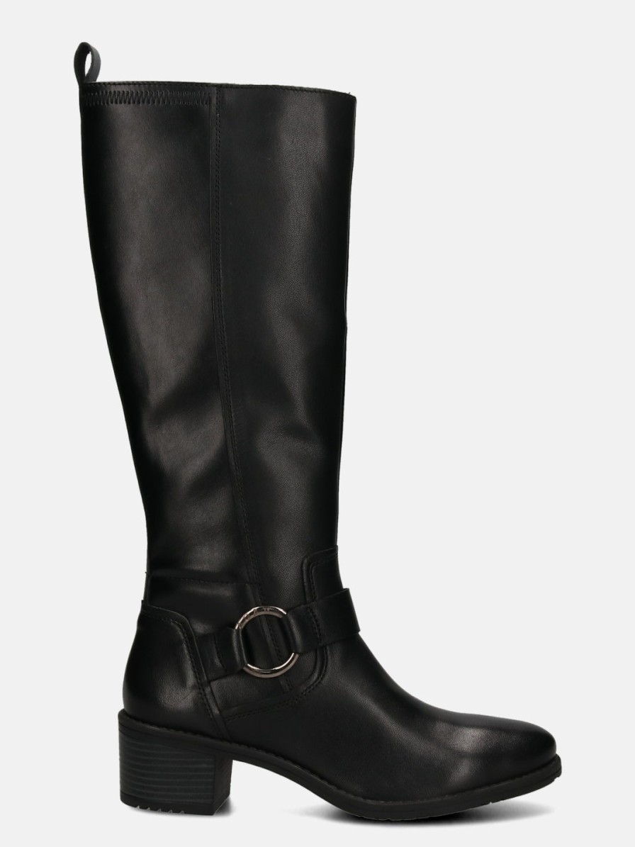 Boots BAGATT INDIA | Ruby Black Knee Boot