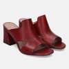 Heels BAGATT INDIA | Western Red Block Heels