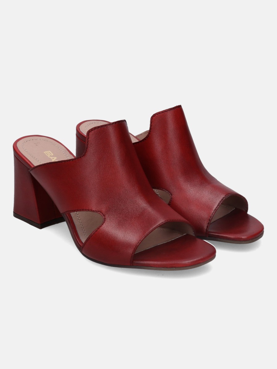 Heels BAGATT INDIA | Western Red Block Heels