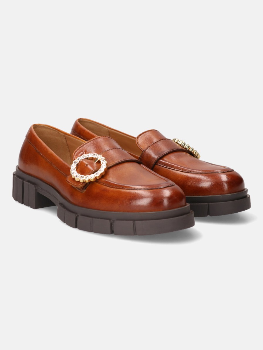 Casual Loafers BAGATT INDIA | Fiona Cognac Casual Loafers