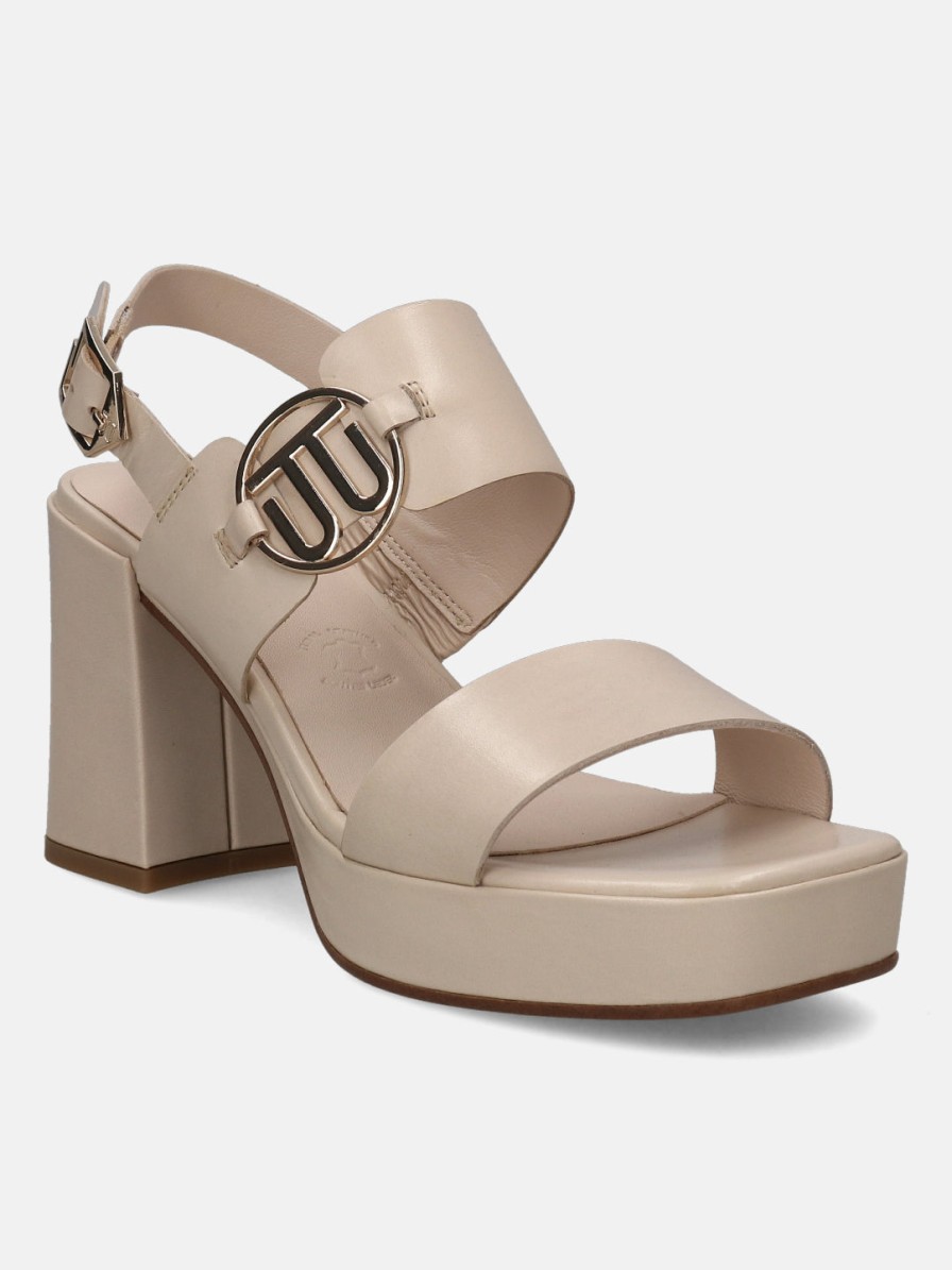 Heels BAGATT INDIA | Cesena Beige Back Strap Heels