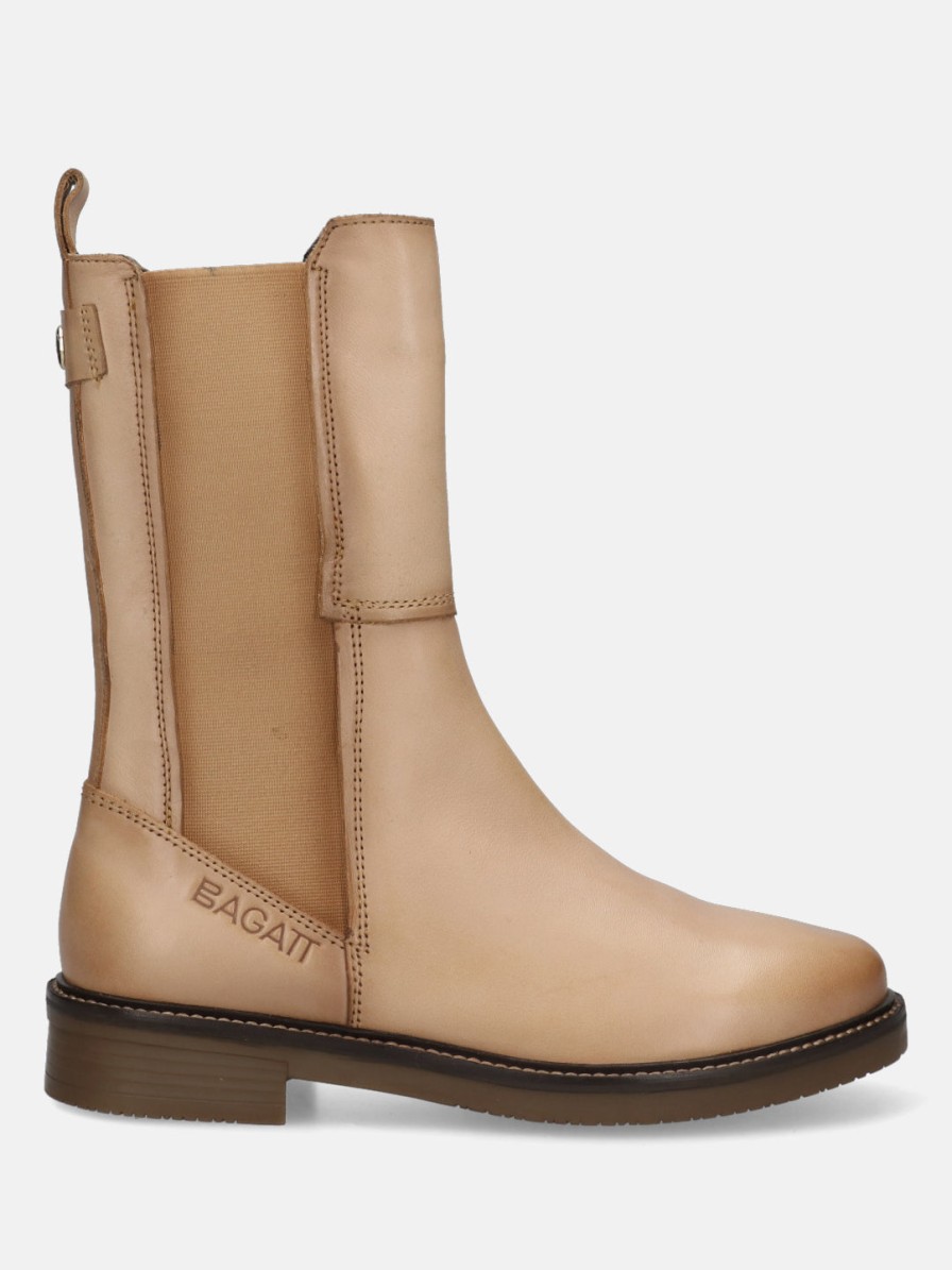 Boots BAGATT INDIA | Zina Sand Calf Boot