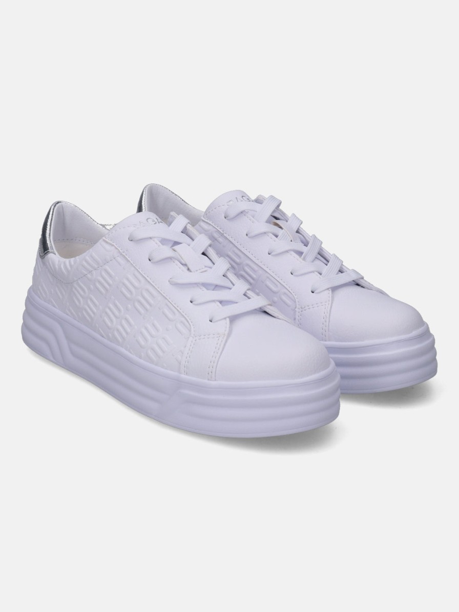 Sneakers BAGATT INDIA | Blu White & Silver Sneakers