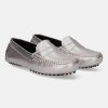 Casual Loafers BAGATT INDIA | Lilly Silver Leather Driver Shoes