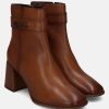 Boots BAGATT INDIA | Crema Cognac Leather Ankle Boots