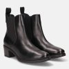 Boots BAGATT INDIA | Ruby Black Leather Chelsea Boots