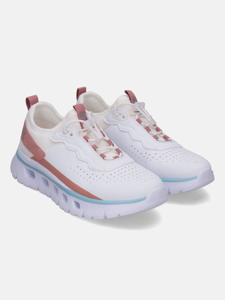 Sneakers BAGATT INDIA | Nesaja White & Rose Sneakers