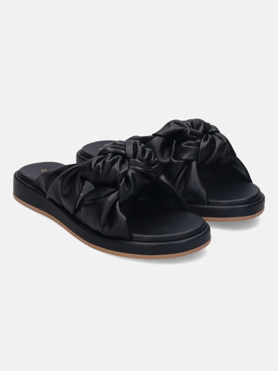 Sandals BAGATT INDIA | Ravenna Black Flat Sandals