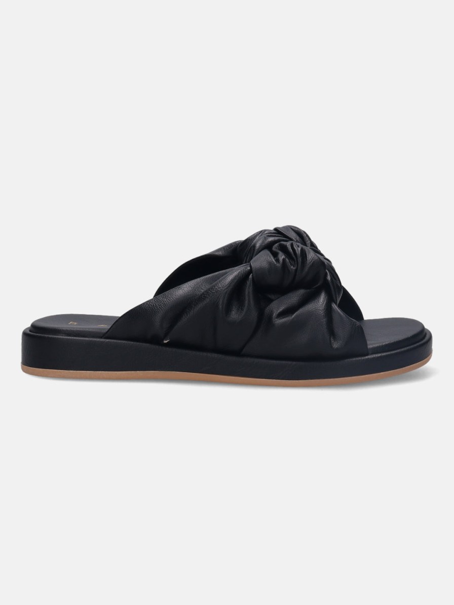 Sandals BAGATT INDIA | Ravenna Black Flat Sandals