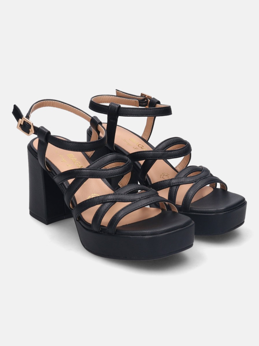 Heels BAGATT INDIA | Cesena Black Block Heels