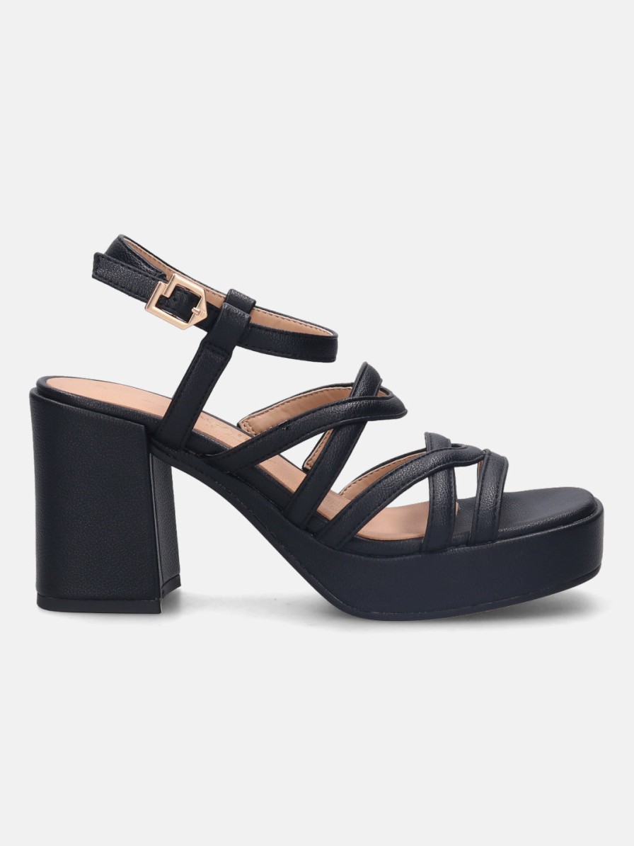 Heels BAGATT INDIA | Cesena Black Block Heels