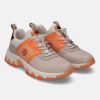 Sneakers BAGATT INDIA | Yuki Beige & Orange Sneakers