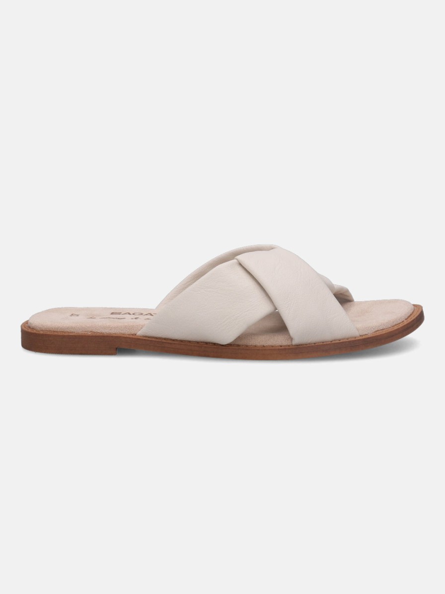 Sandals BAGATT INDIA | Goldy Beige Flat Sandals