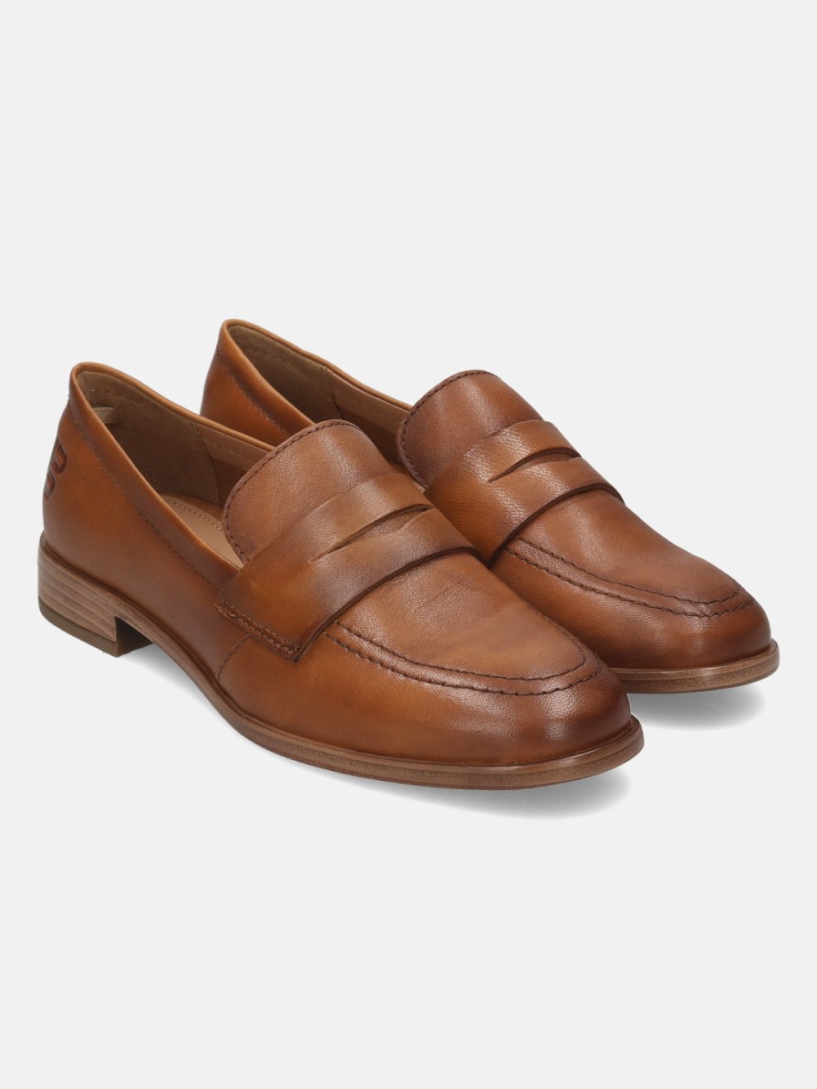 Casual Loafers BAGATT INDIA | Rosalie Cognac Leather Loafers