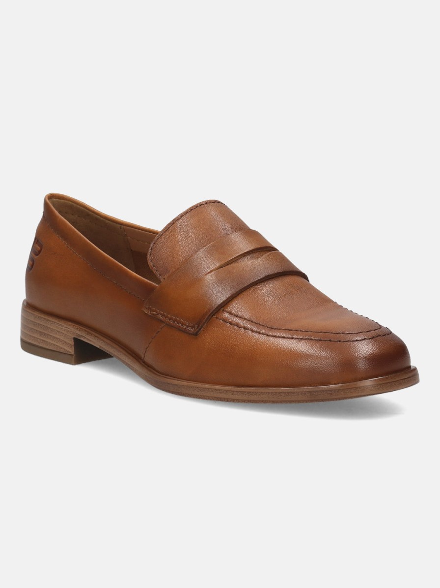 Casual Loafers BAGATT INDIA | Rosalie Cognac Leather Loafers