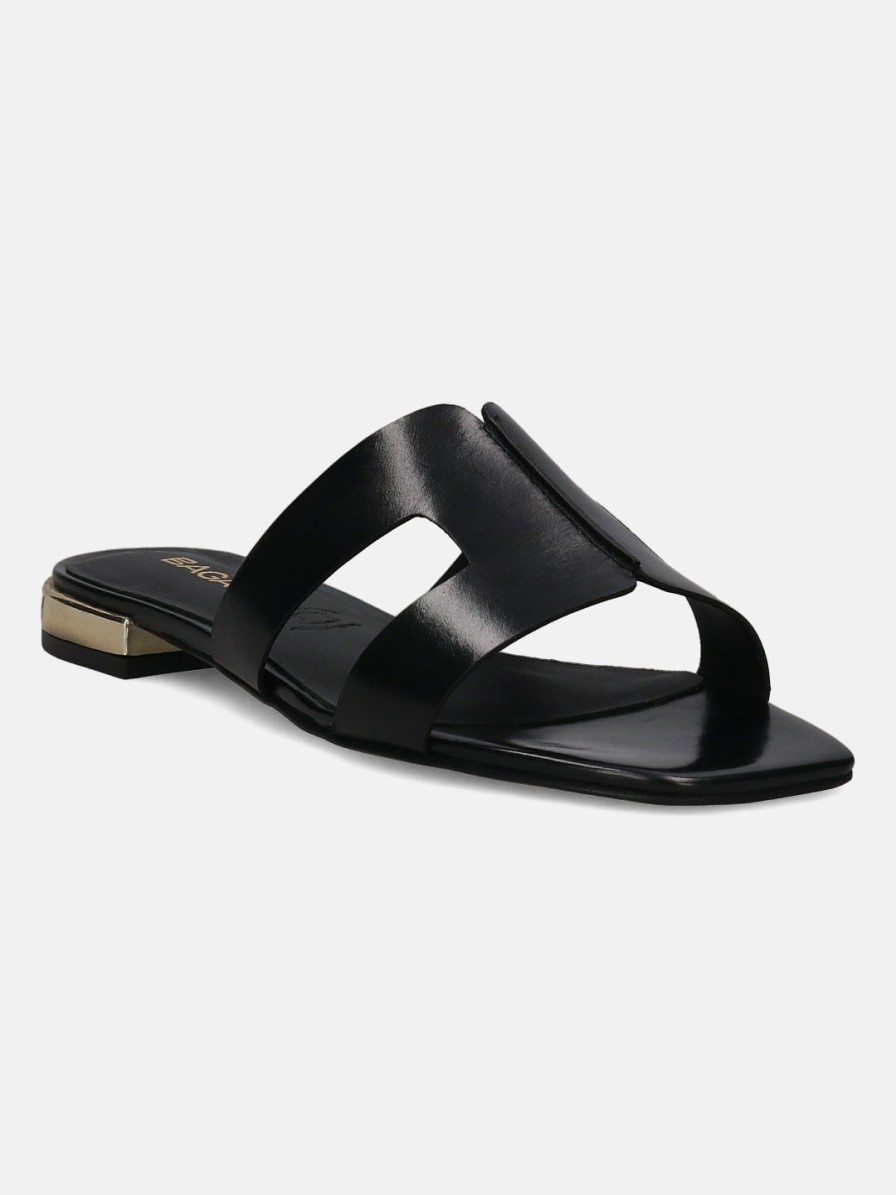 Sandals BAGATT INDIA | Glaze Black Mules