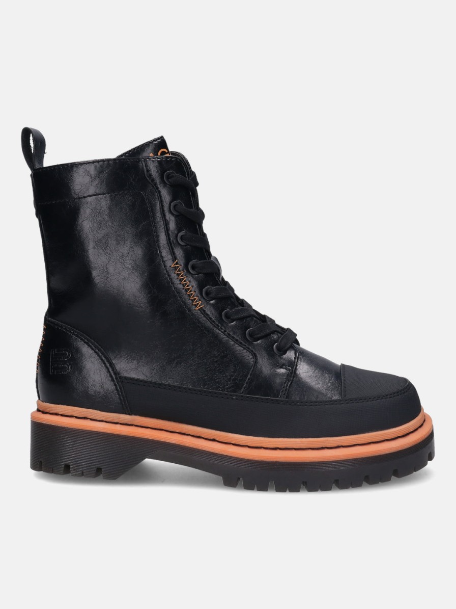 Boots BAGATT INDIA | Big Black & Orange Ankle Boots