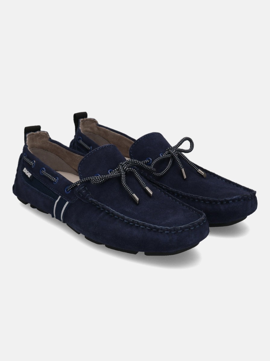 Casual Loafers BAGATT INDIA | Hexa Dark Blue Driver Shoes