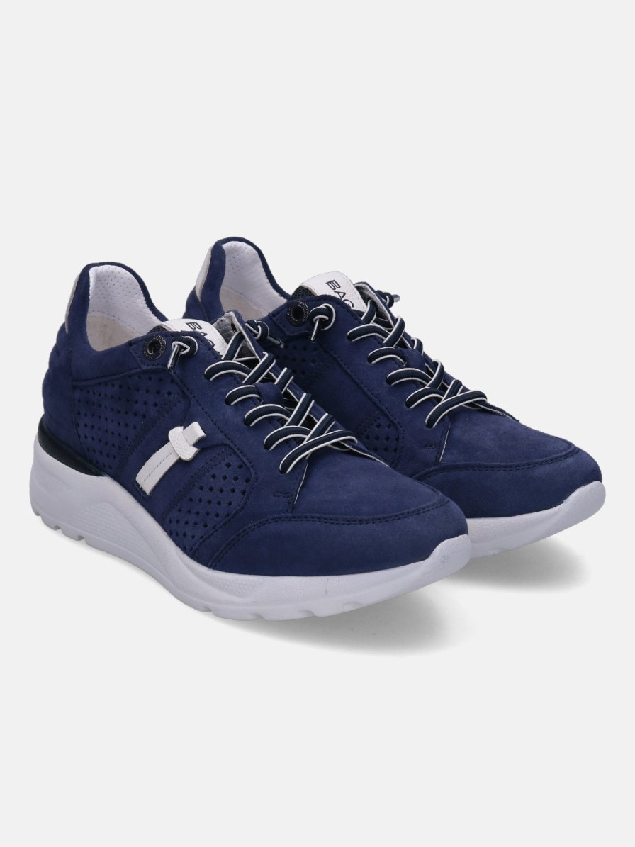 Sneakers BAGATT INDIA | Dubai Dark Blue & White Sneakers